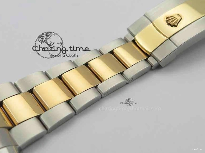 MiroTime 1218 Sleek DateJust II 41mm SS RG BP Maker Best Edition RG Roman Dial On SS RG Bracelet SA 3711